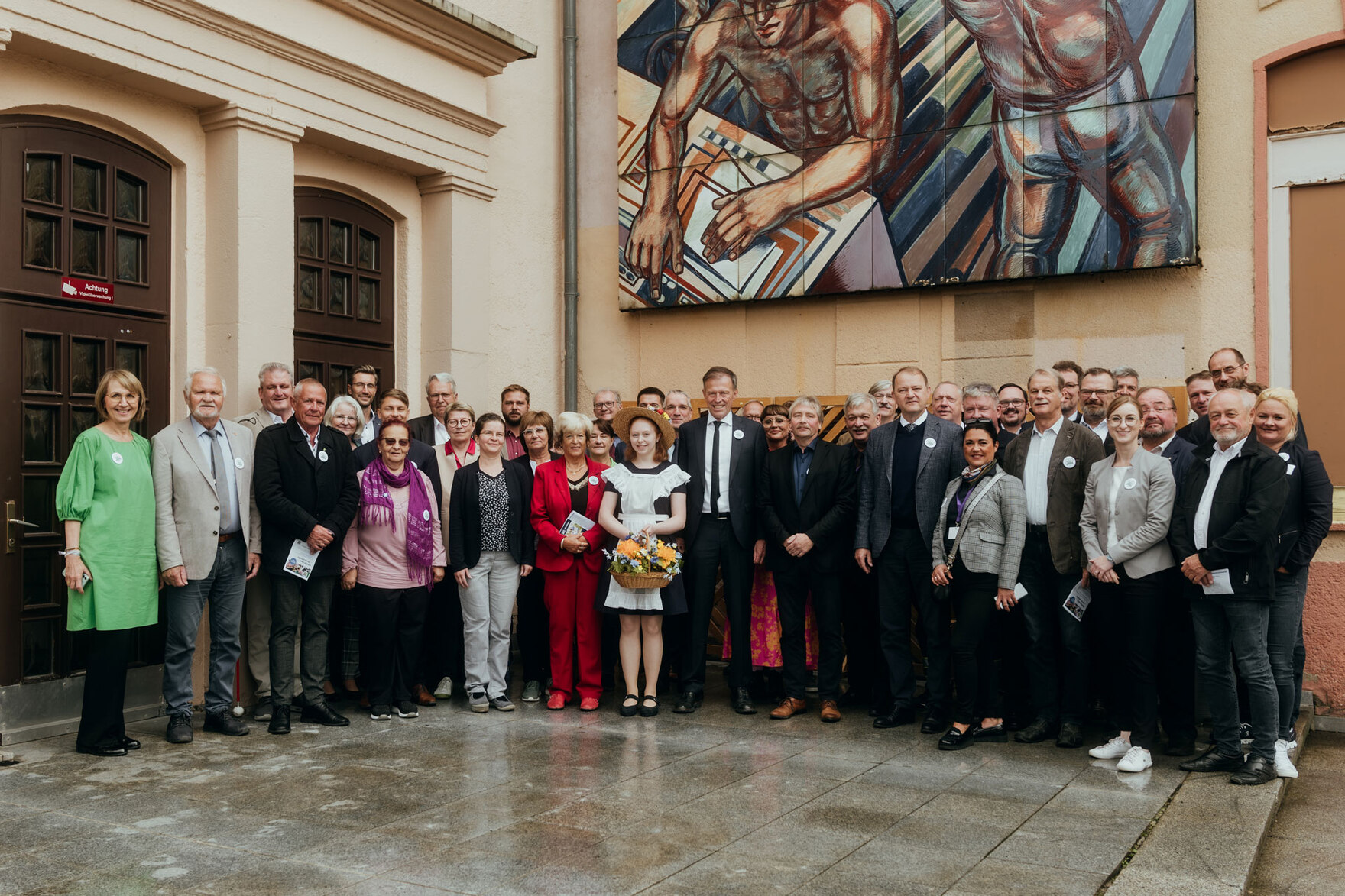 Die Mitglieder des Kuratoriums »Tag der Sachsen« 2021 in der Kuratoriumssitzung im Sächsischen Landtag.