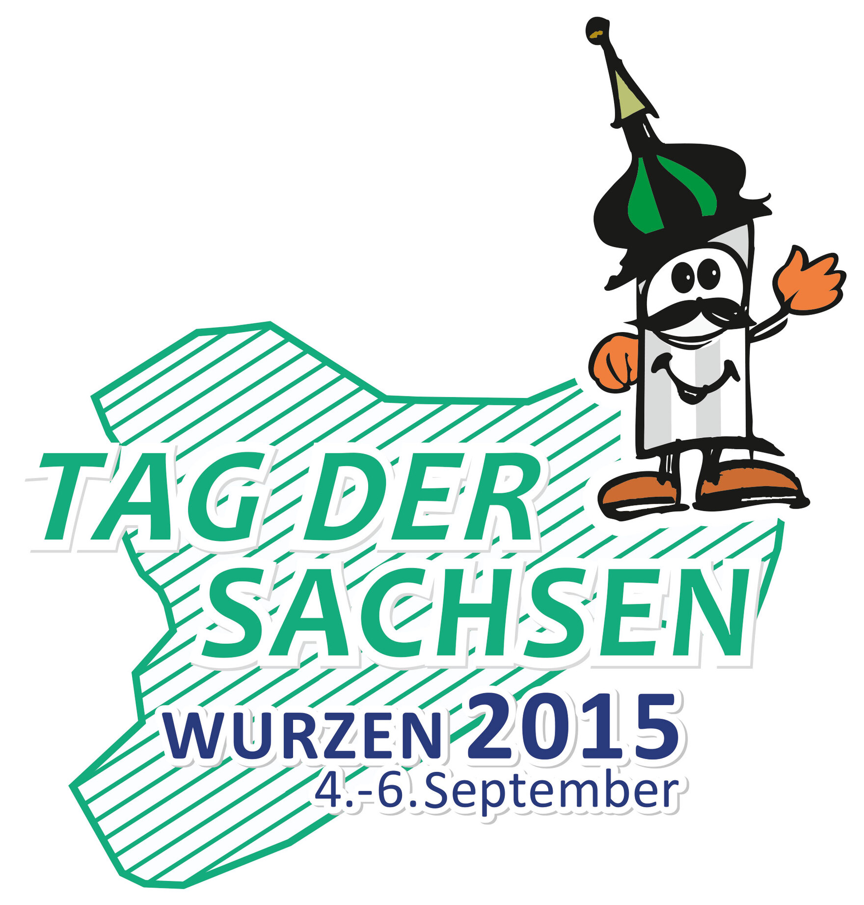 Das BIldlogo des Tages der Sachsen in Wurzen.