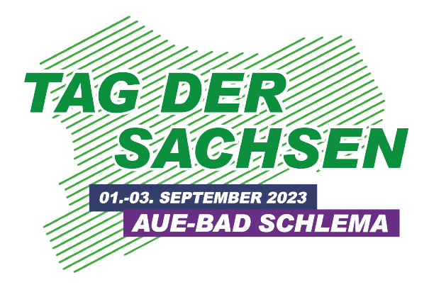 Das Bildlogo des Tages der Sachsen in Aue-Bad Schlema