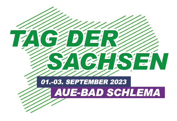 Das Bildlogo des Tages der Sachsen in Aue-Bad Schlema