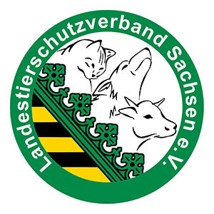 Das Logo des Landestierschutzverbandes Sachsen e. V.