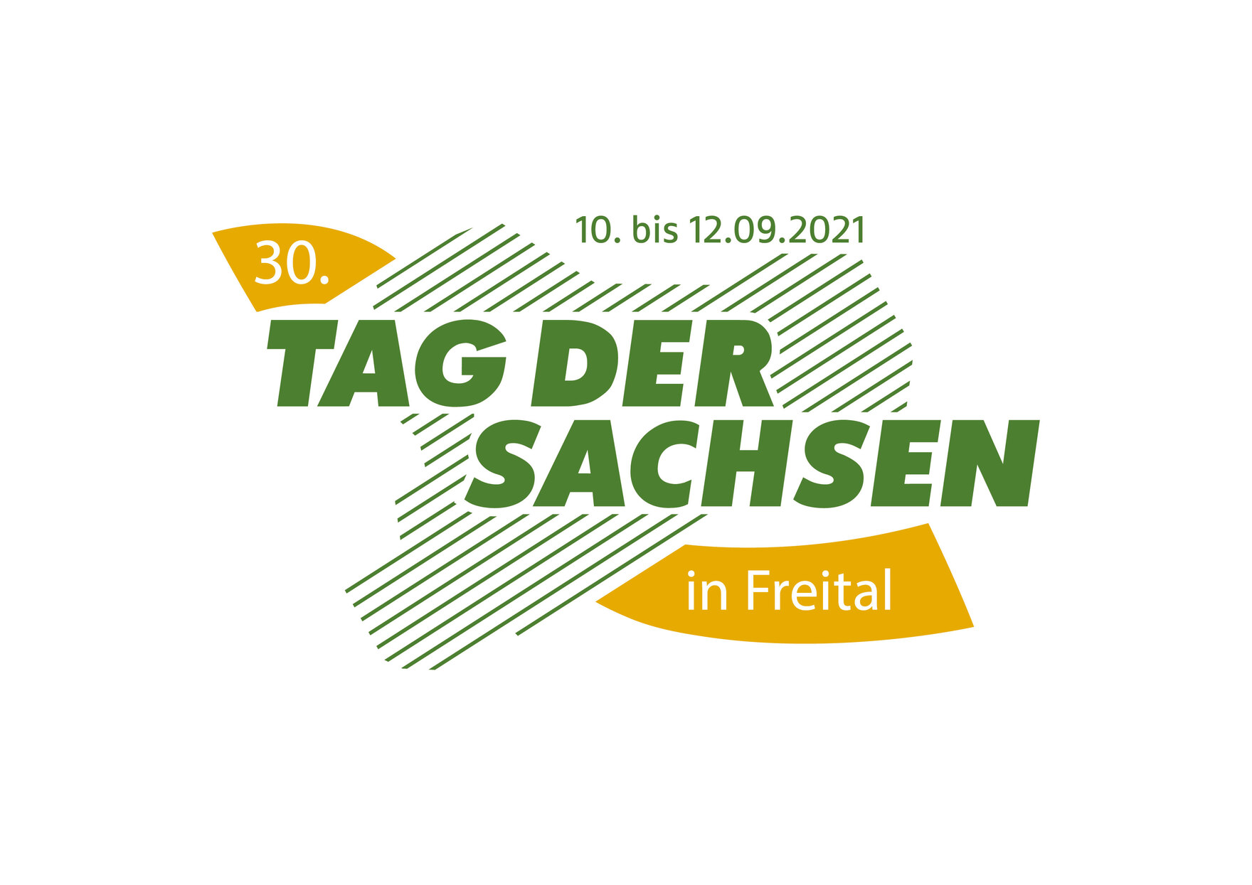 Ein Bildlogo mit der Aufschrift »Der Tag der Sachsen 2021«